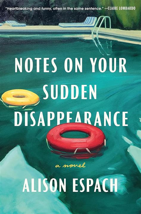 Notes On Your Sudden Disappearance