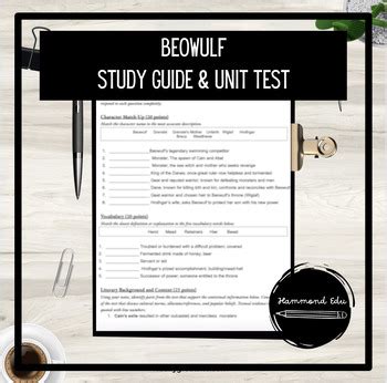 Download Notes On Beowulf Study Guide 