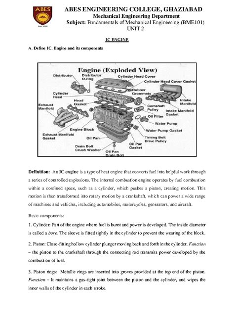 Full Download Notes On Ic Engines 
