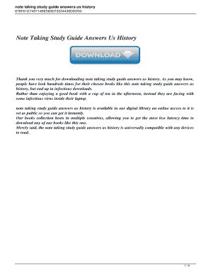 Full Download Notetaking Study Guide Answers Hardinext 