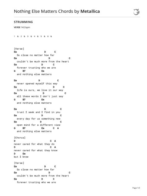Nothing Else Chords