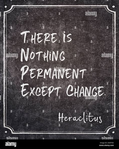 Nothing Is Permanent