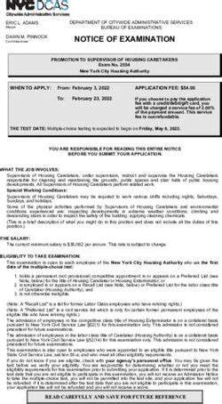 notice o f examination nyc gov