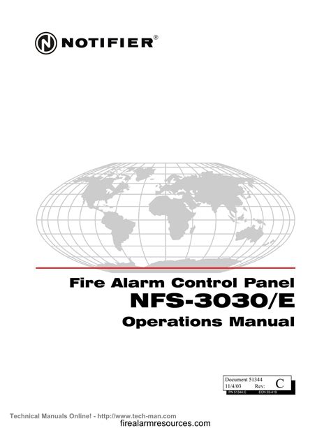 Notifier 3030 Programming Manual