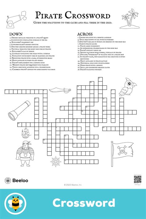 notorious pirate Crossword Clue Wordplays.com