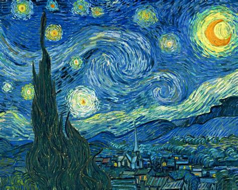 Full Download Notte Stellata Di Vincent Van Gogh Audioquadro 