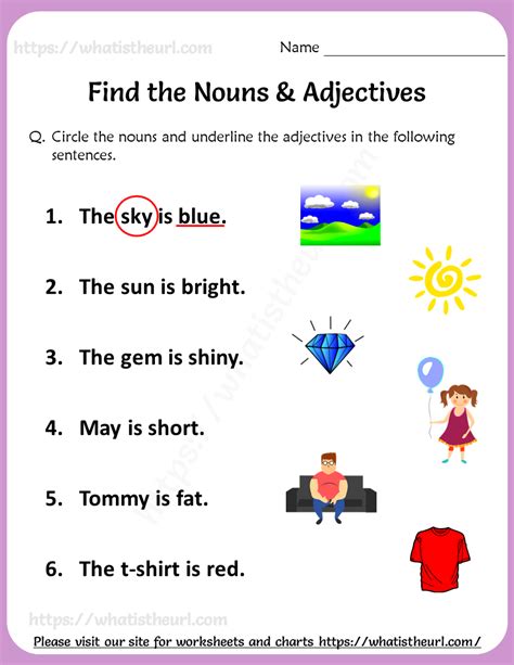Noun Or Adjective Worksheet   Adjective Worksheets Studychamps - Noun Or Adjective Worksheet