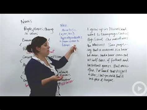 Nouns Grammar Video By Brightstorm Identifying Nouns In A Paragraph - Identifying Nouns In A Paragraph