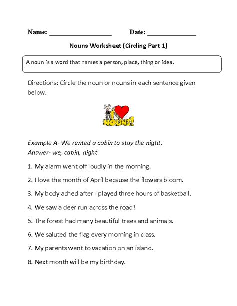 Nouns Worksheets Regular Nouns Worksheets Englishlinx Com Nouns Eightn Grade Worksheet - Nouns Eightn Grade Worksheet