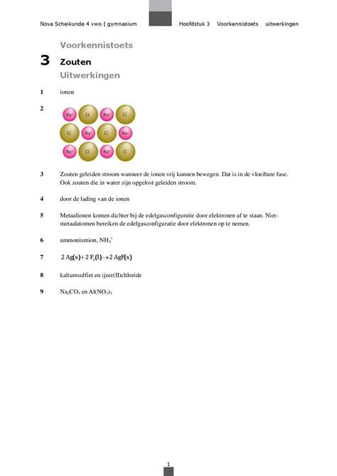 Nova Scheikunde 4 Vwo