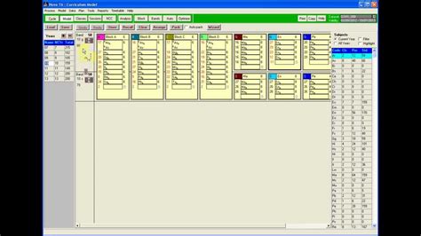 nova t timetable software