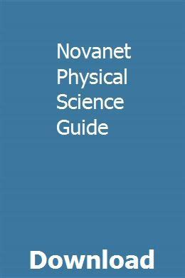 Novanet Courseware Teacher Guide