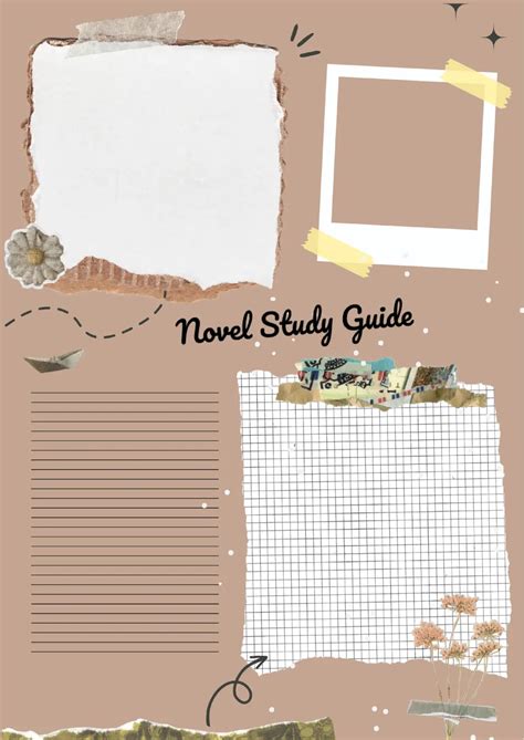 Download Novel Study Guide Template 