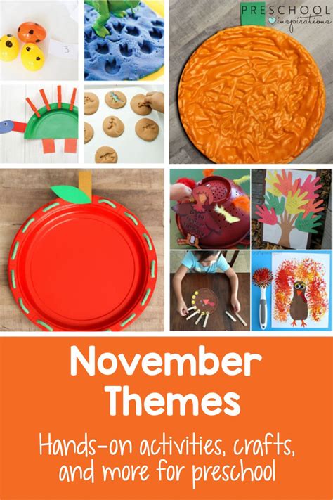November Kindergarten Themes   November Preschool Prek Kindergarten Curriculum Monthly Lesson - November Kindergarten Themes