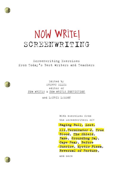 Now Write Screenwriting Screenwriting Exercises F