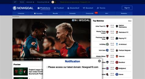 NOWGOAL LIVESCORE - Goaloo Livescore, Live Streaming Bola, Results and Fixtures