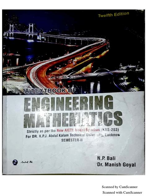 Read Online Np Bali Engineering Mathematics Pdf 