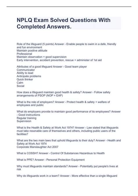 Full Download Nplq 8Th Edition Questions 