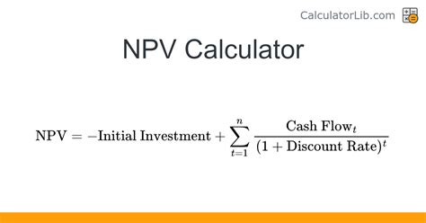 Npv Calculator