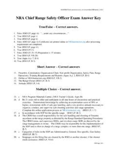 Read Online Nra Range Safety Officer Test Answers 