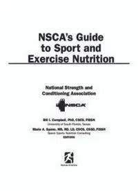 Read Online Nsca Guide To Sport And Exercise Nutrition File Type Pdf 