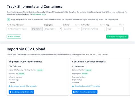 Nsigt Container Tracking