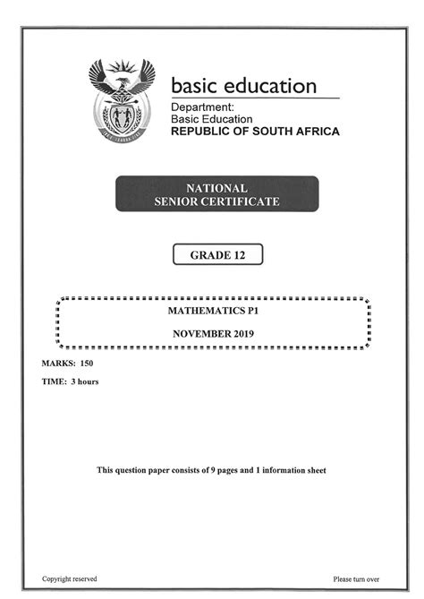 Download Nssch Past Exam Question Papers For Mathematics 