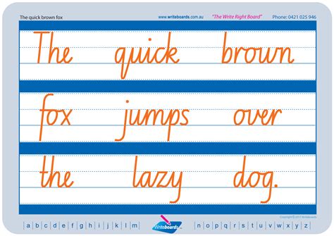 Nsw Foundation Cursive Handwriting