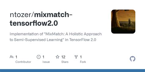 ntozer/mixmatch-tensorflow2.0 - Github