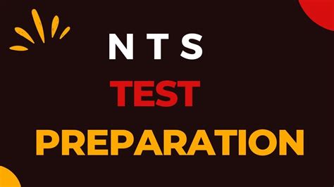 Nts Test Preparation
