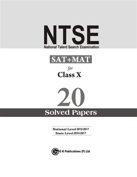 Download Ntse Solved Papers 