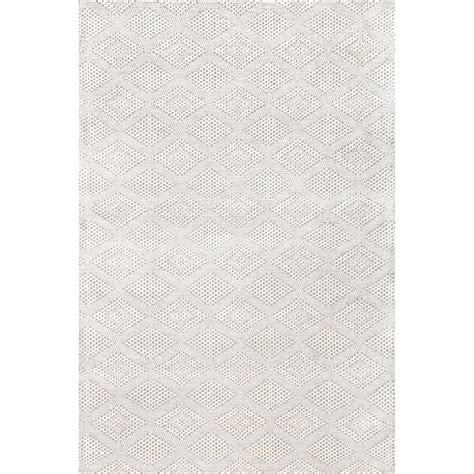 nuLOOM Halle Handmade Wool Textured Diamond Flatweave …