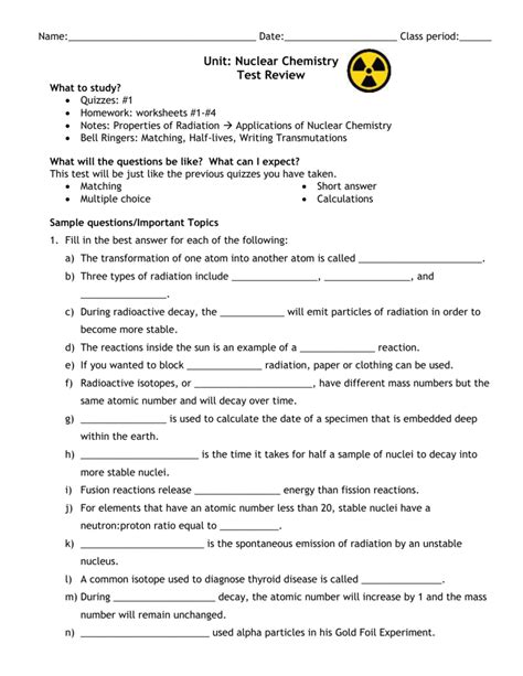 Nuclear Radiation Worksheets Questions And Revision Mme Alpha Beta Decay Worksheet - Alpha Beta Decay Worksheet