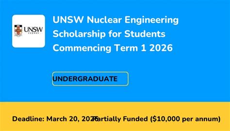 Read Online Nuclear Engineering Scholarship 