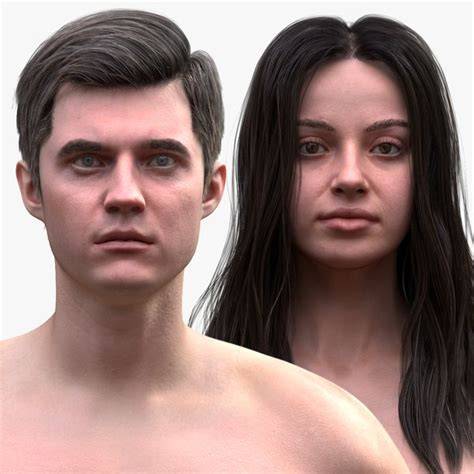 nude 3d models