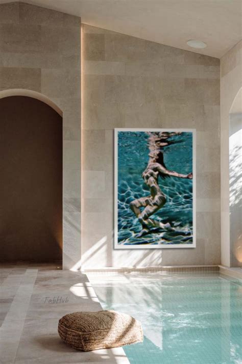 nude at the pool