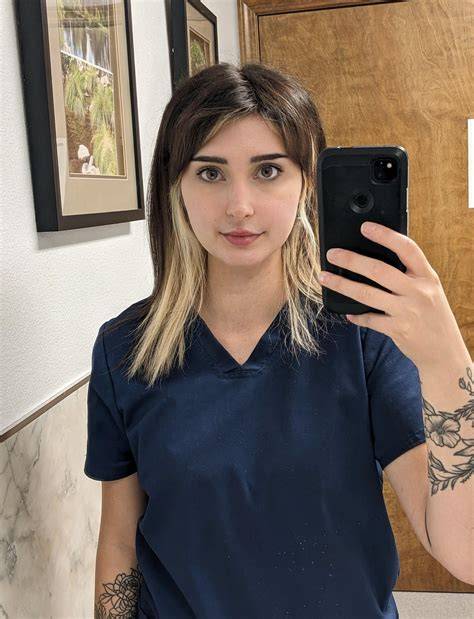 nude at work selfie