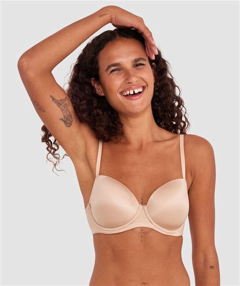 nude balconette bra
