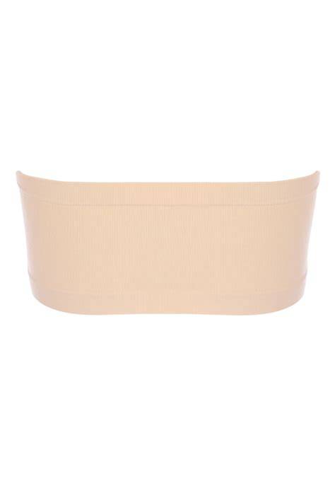nude bandeau bra