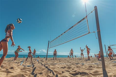 nude beach volley ball