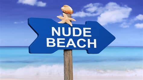 nude beach walk video