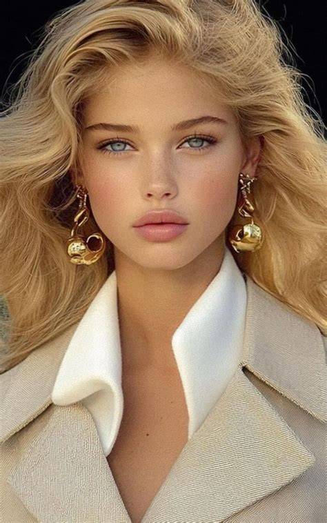 nude blonde model