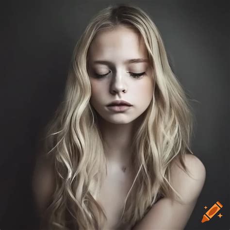 nude blonde small