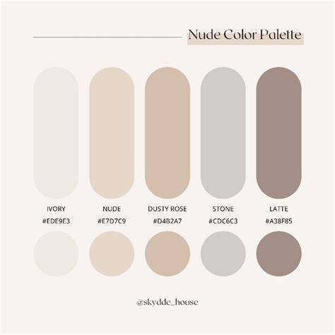 nude color pallets