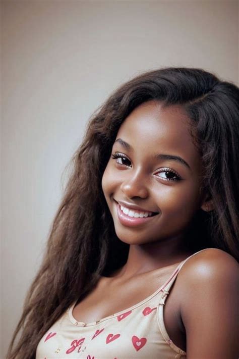 nude cute ebony
