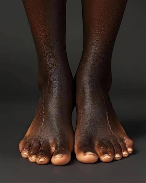 nude ebony feet
