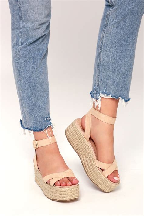 Nude Espadrille Sandals