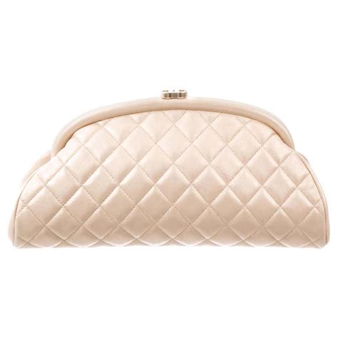 nude evening bag