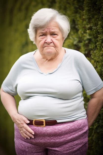 nude fat old lady