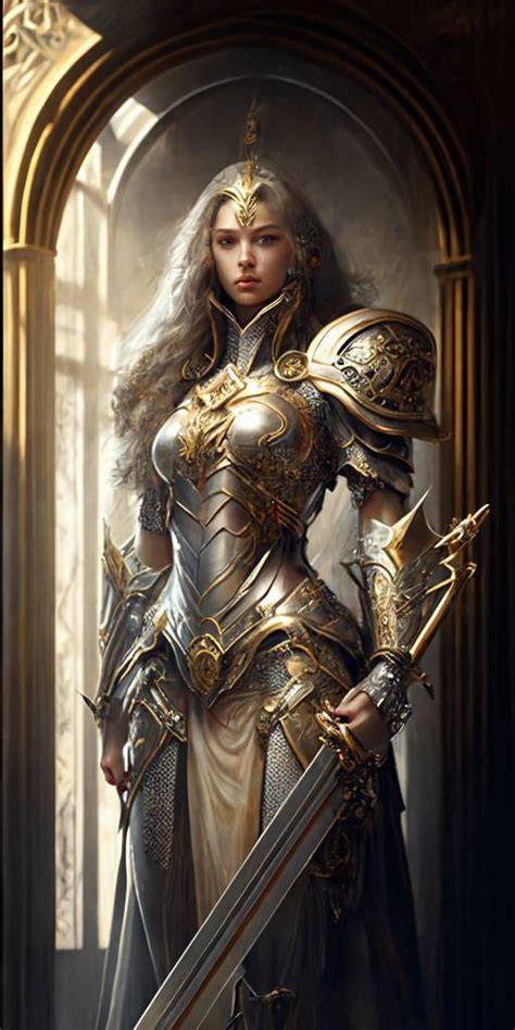 nude female warrior
